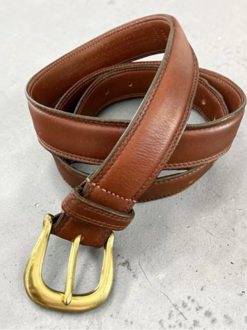 VTG COACH British Tan 3872 Leather Belt Size 40
